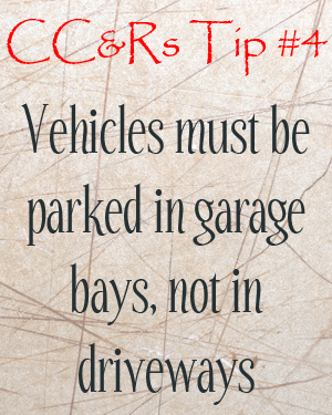 CC&Rs Tips